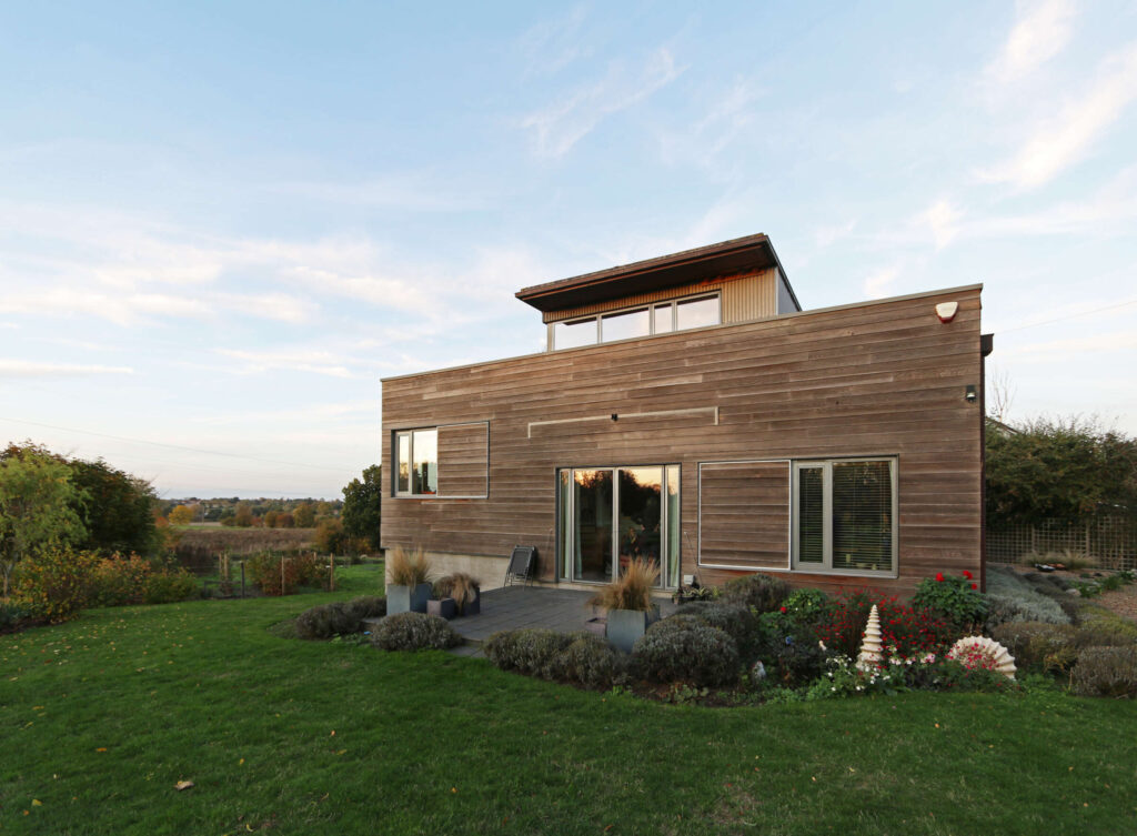 Palgrave award winning eco home. Threshold Architects Passivhaus Tim Offer South Devon South Hams
